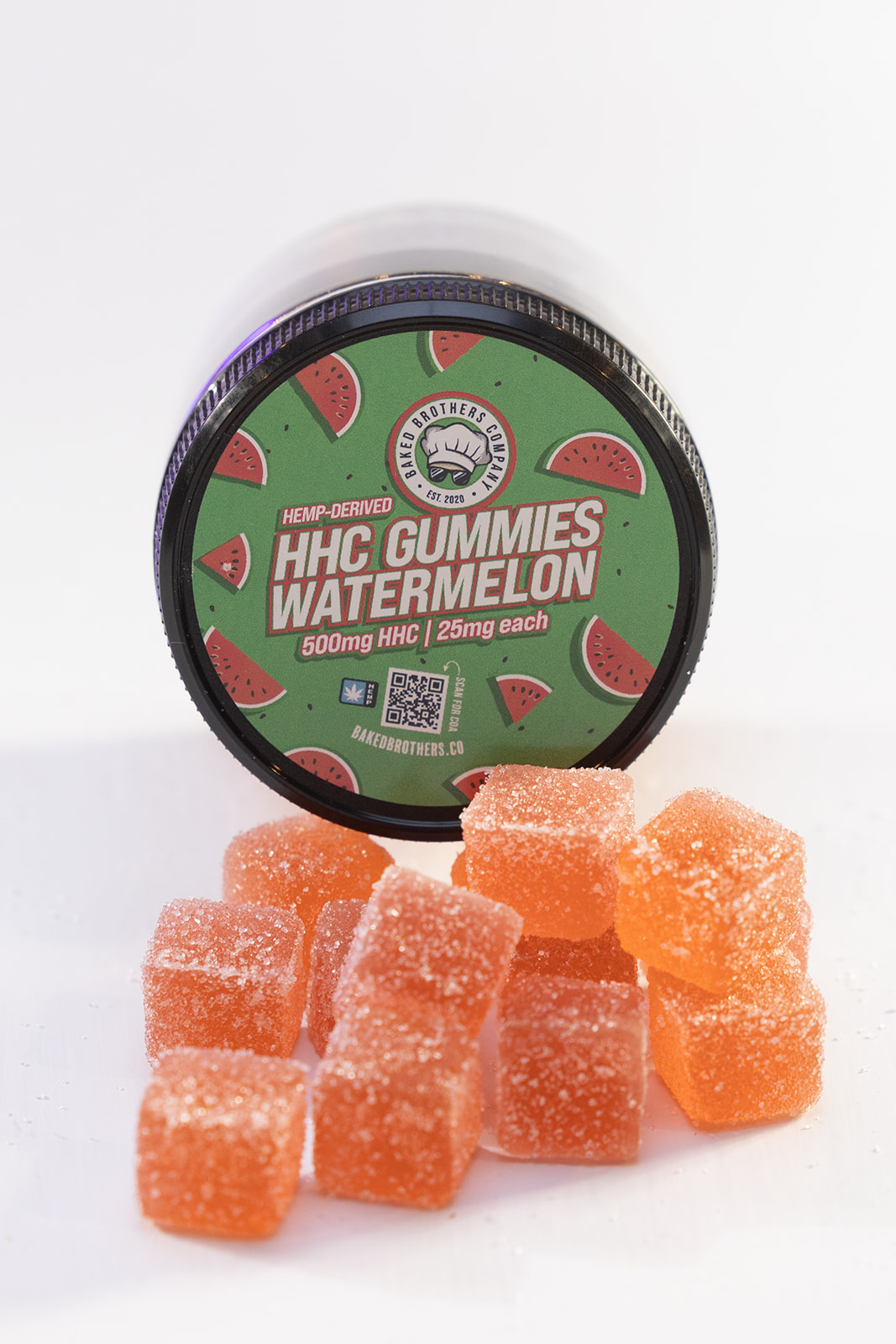25mg HHC Watermelon Gummies - 20 count